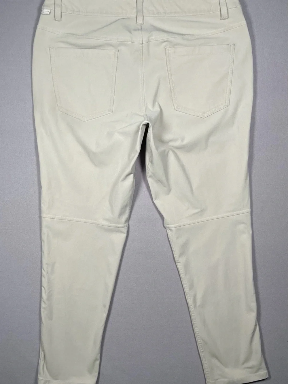Lululemon ABC Warpstreme Beige Slim Fit 5 Pocket Pants - Men Size 33 X 28 - Picture 10 of 14